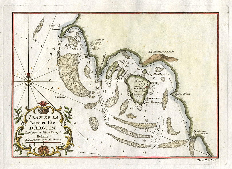 Mauritania, Bay & Island of Arguin, 1746