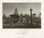 India, Temple of the Juggernaut, 1845
