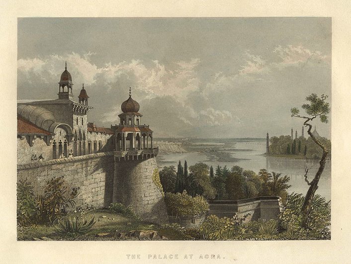 India, Agra, the Palace, 1860