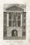 London, St.Bartholomew's Hospital, principal gate, 1805