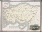 Turkey, Asia Minor map, c1850