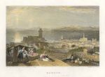 Greece, Rhodes view, 1836
