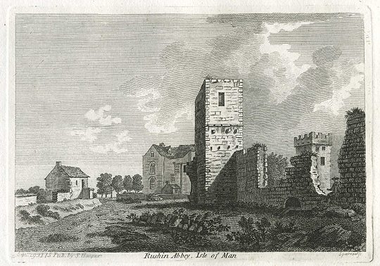 Isle of Man, Rushin Abbey, 1785