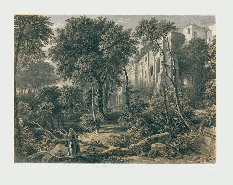 Scotland, Dunfermline Abbey, 1870