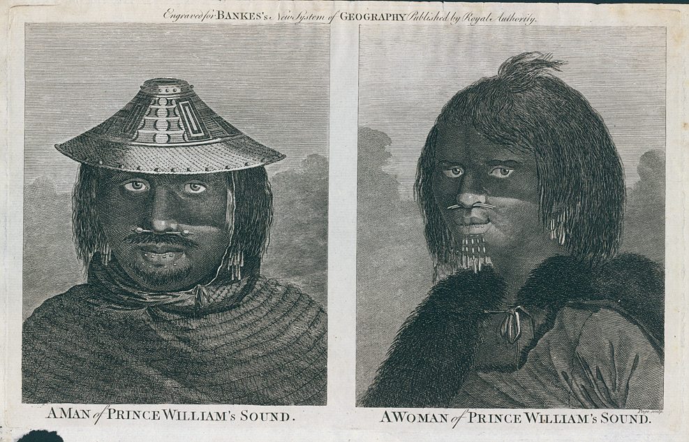 Alaska, Woman and Man of Prince William's Sound, 1788