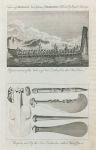 New Zealand, War Canoe & Weapons, 1788