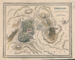 Middle East, Jerusalem and area plan, 1825