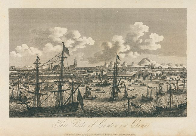 China, Port of Canton (Guangzhou), 1810