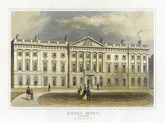 London, Royal Mint, Tower Hill, 1848
