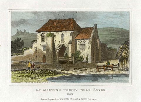 Kent, St Martin's Priory, near Dover, 1848