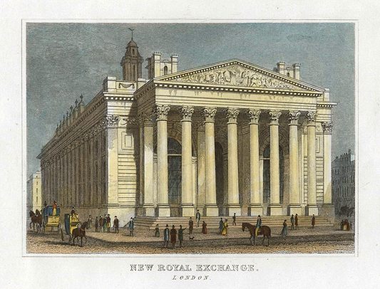 London, Royal Exchange, 1848