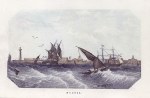 India, Madras from the sea, c1880