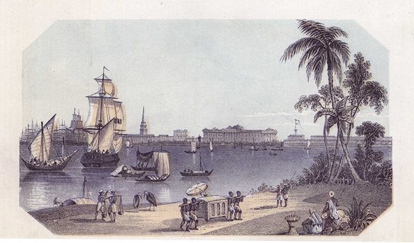 India, Calcutta from Garden Reach, c1880