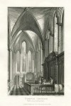 London, Temple Church, East End, 1838