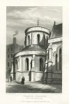 London, Temple Church, 1838