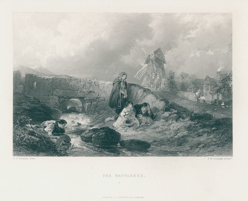 The Wayfarers, after Topham, 1846