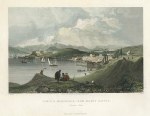 Greece, Corfu & Manduchio from Mount Olivet, 1840