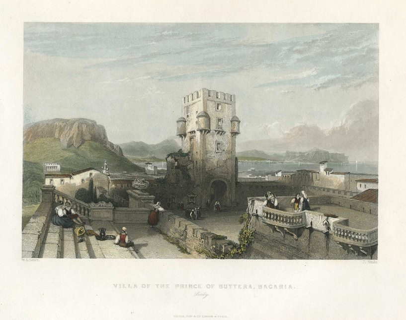 Italy, Sicily, Bagaria, Villa of the Prince of Buttera, 1840
