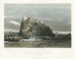 Italy, Castle and Rock of Ischia, 1840