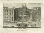 Italy, Rome, Piazza di Spagna, 1830