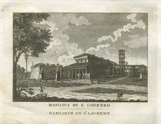Italy, Rome, Basilica di S. Lorenzo, 1830