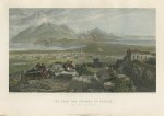 Greece, Town & Isthmus of Corinth, c1850