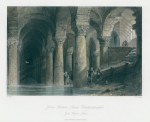 Turkey, Constantinople, Yerebatan Serai, 1838