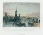 Turkey, Constantinople, Maiden's Tower, 1838