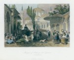 Turkey, Constantinople, Sehzade Mosque, 1838