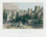 Turkey, Constantinople, the Triple Wall of the city, 1838