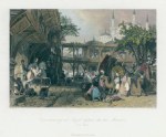 Turkey, Caravanserai at Gurzel-hissar, on the Meander, 1838