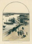 Malta, Grand Harbour in Valletta, 1891