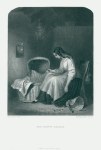 The Empty Cradle, after Mrs McIan, c1850