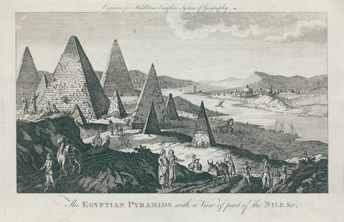 Egypt, Pyramids, River Nile & Cairo, 1775