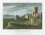 Wales,  Aberystwyth Castle, 1848