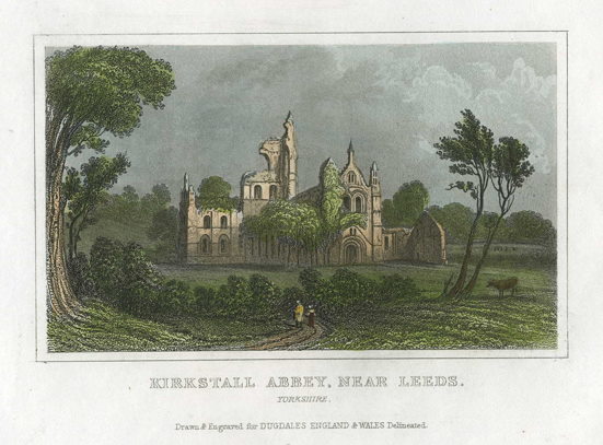Yorkshire, Kirkstall Abbey, 1848