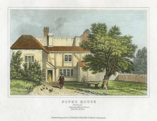 Berkshire, Binfield, Pope's House, 1848