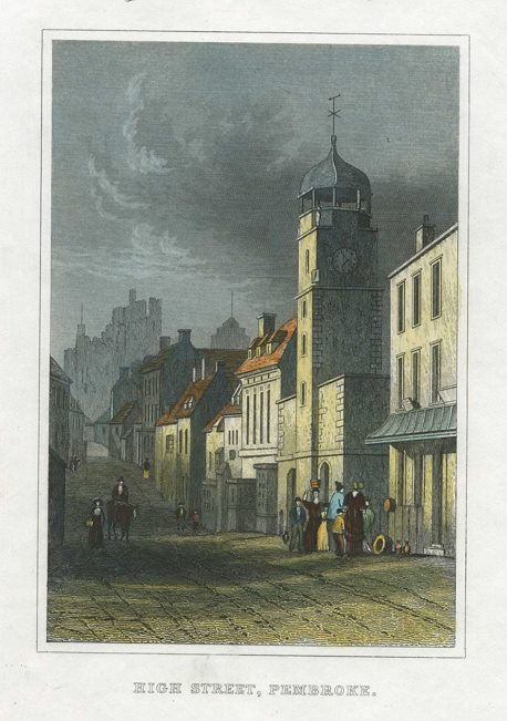 Wales, Pembroke High Street, 1848