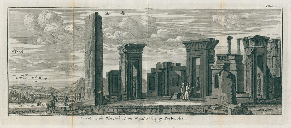 Iran, Persepolis, Portals to the Palace, 1744