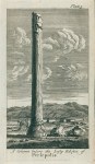 Iran, Persepolis, column, 1744