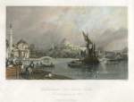 Turkey, Constantinople from Cassim Pacha, 1838