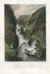 Bulgaria, Balkan Mountains Waterfall, 1838