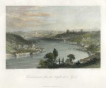 Turkey, Constantinople from above Eyoub, 1838