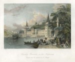 Turkey, Cavalry Barracks on the Bosphorus, 1838