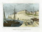 Kent, Ramsgate, West Cliff, 1848