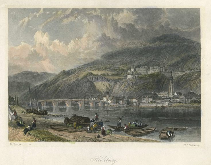 Germany, Heidelberg, 1856