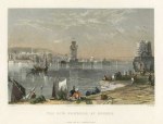 Greece, Rhodes, New Harbour, 1840