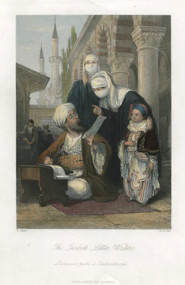 Turkish Letter Writer, 1838