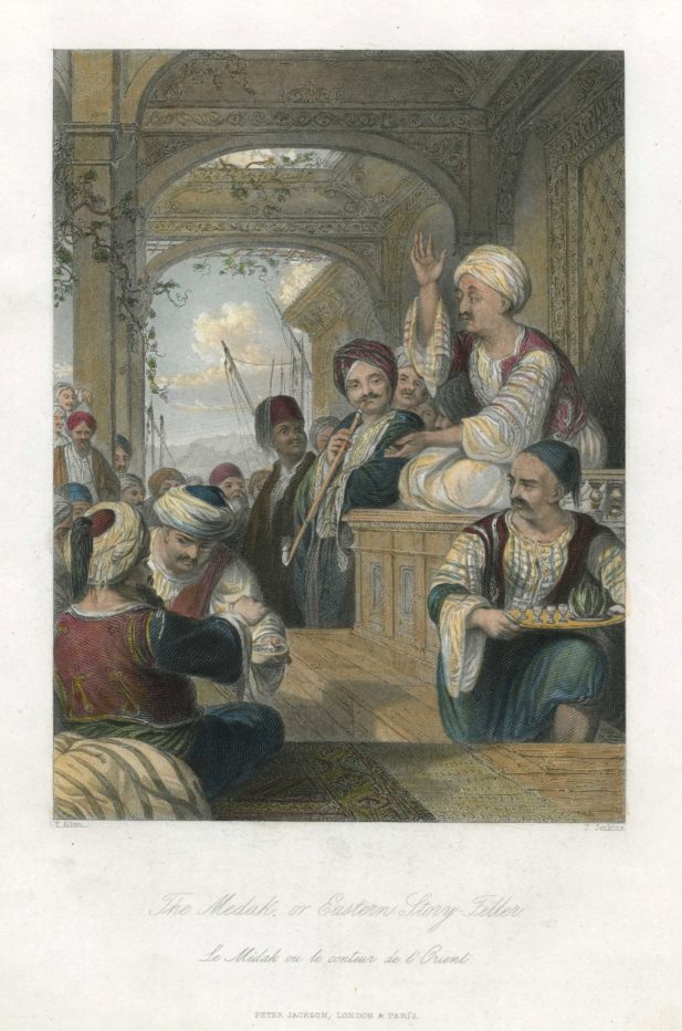 Turkey, Medak (story teller), 1838