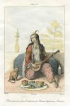 Iran, Persian Woman in a Harem, 1841